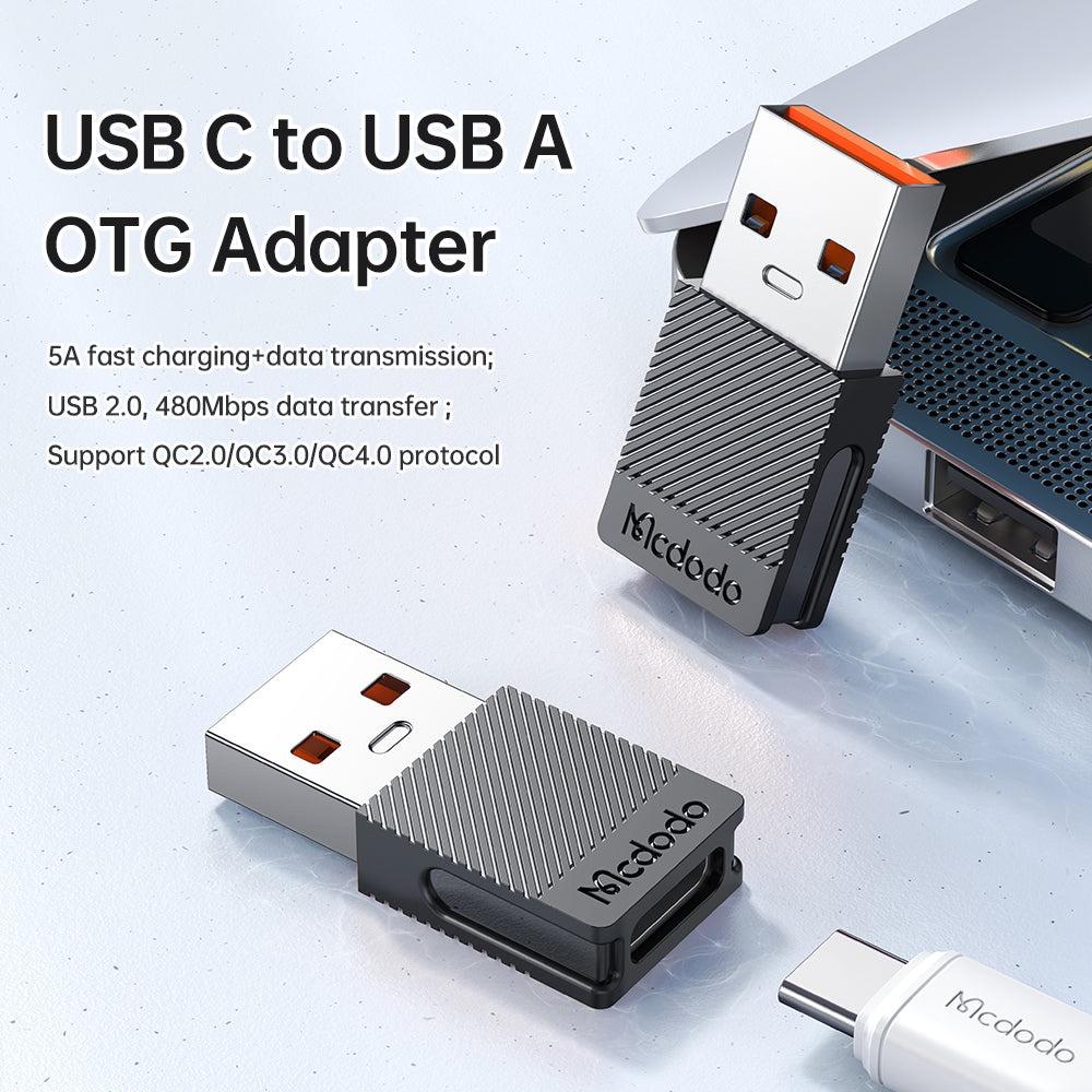 Mcdodo OT-6970 OTG Converter - USB-C To USB-A / Black
