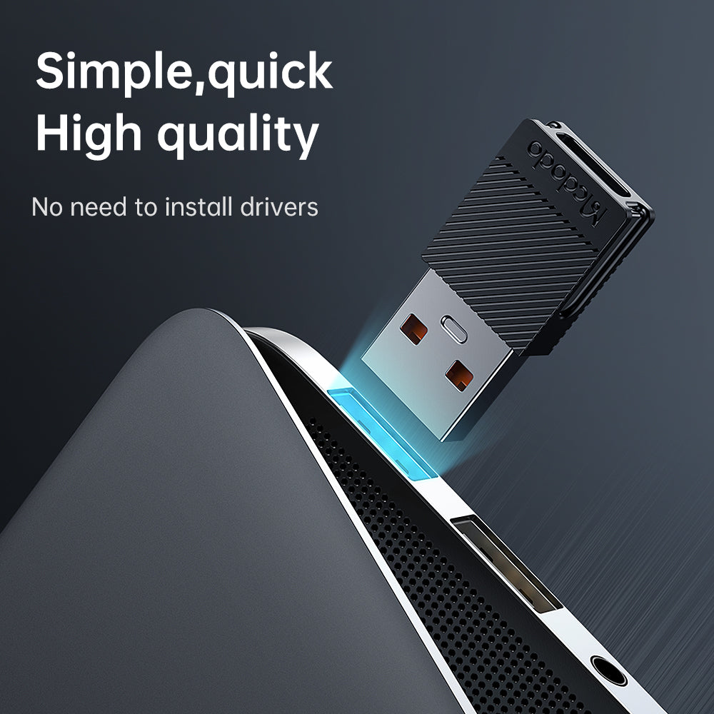 Mcdodo OT-6970 OTG Converter - USB-C To USB-A / Black