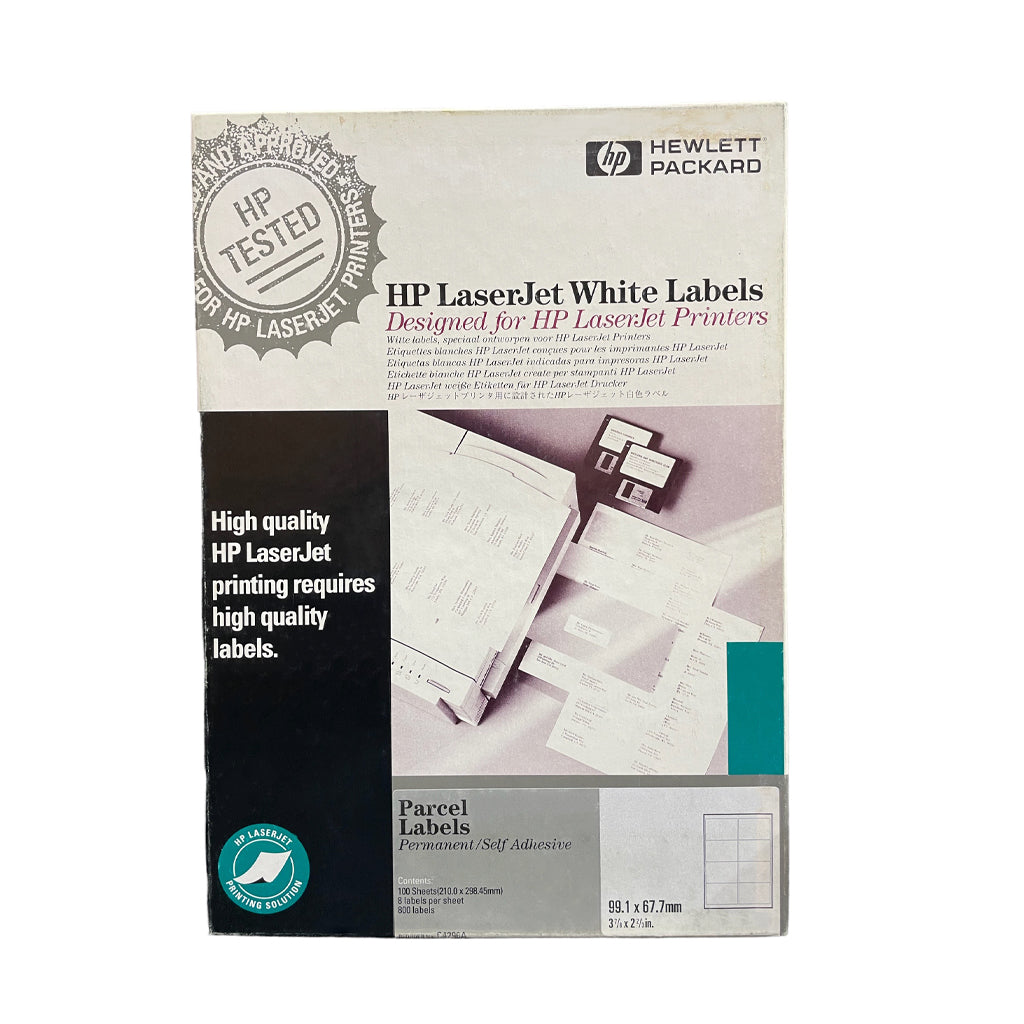 HP LaserJet White Labels