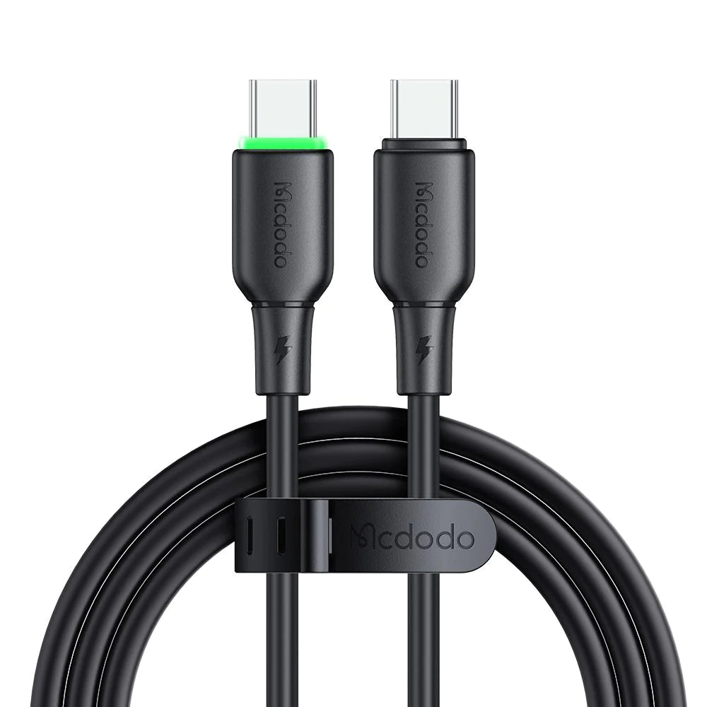 Mcdodo CA-477 65W Liquid Silicone + LED Series – Type-C to Type-C / 1.2m