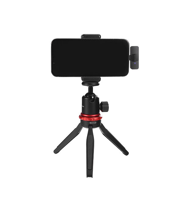 BOYA Smallest 2.4Ghz Wireless Microphone for Type-C device( 2TX+1RX ) – Black