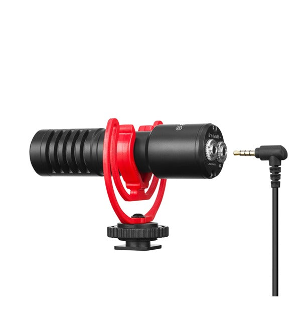 ميكروفون BOYA Super-Cardioid Condenser Condenser Pro/داعم للمراقبة - أسود