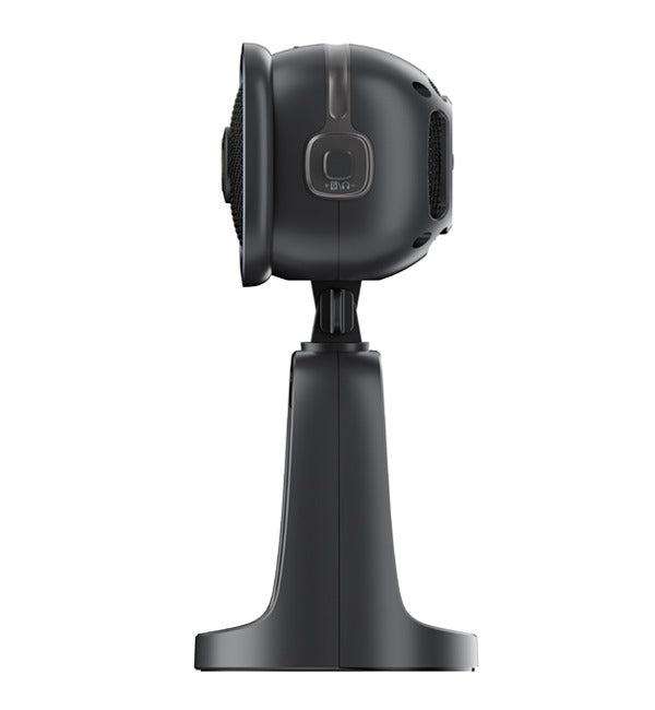 BOYA All-in-one USB Microphone with LED ring light, Microphone & 1080p Camera./USB-A to USB-C cable (1.2m) lens cap included – Black