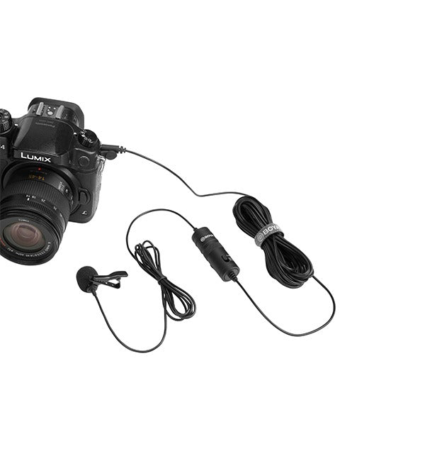 BOYA Lavalier Microphone with XLR Connector – Black