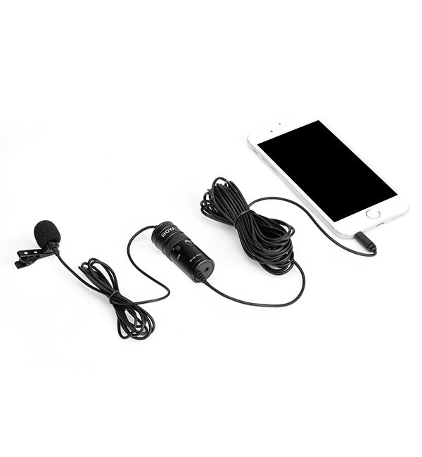 BOYA Lavalier Microphone (With Sound Attenuation) – Black