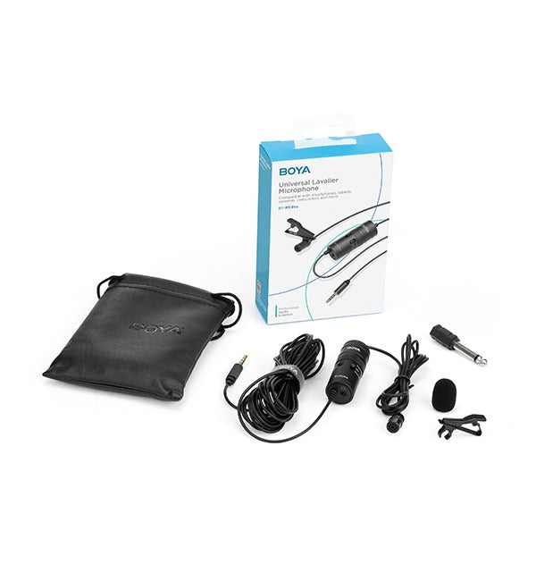 BOYA Lavalier Microphone (With Sound Attenuation) – Black