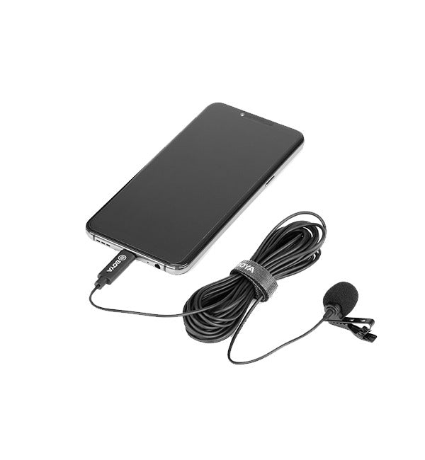 BOYA Digital Lavalier Microphone for Android/Mac/Windows – Black