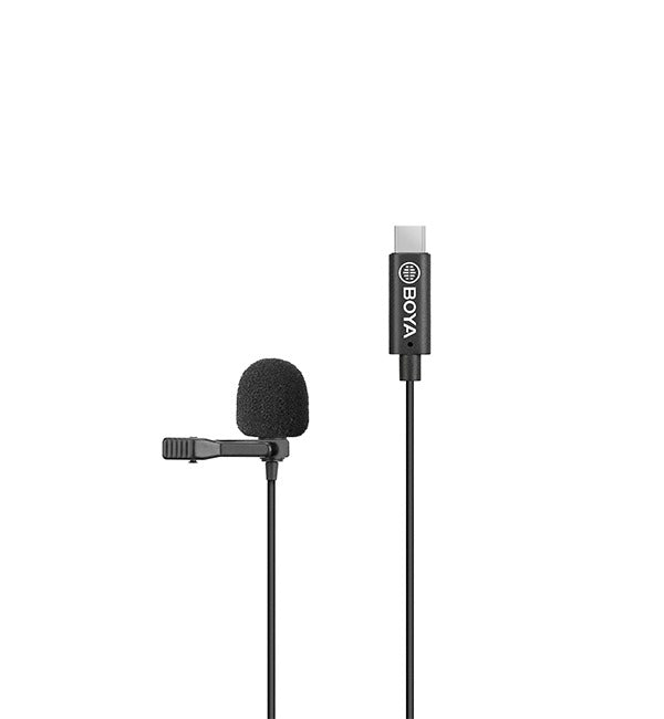BOYA Digital Lavalier Microphone for Android/Mac/Windows – Black