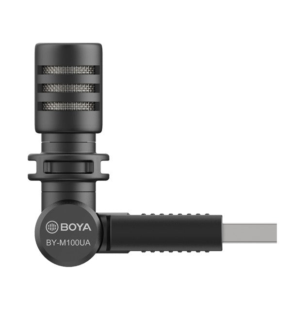 BOYA Miniature Condenser Smartphone Microphone (USB Jack) – Black