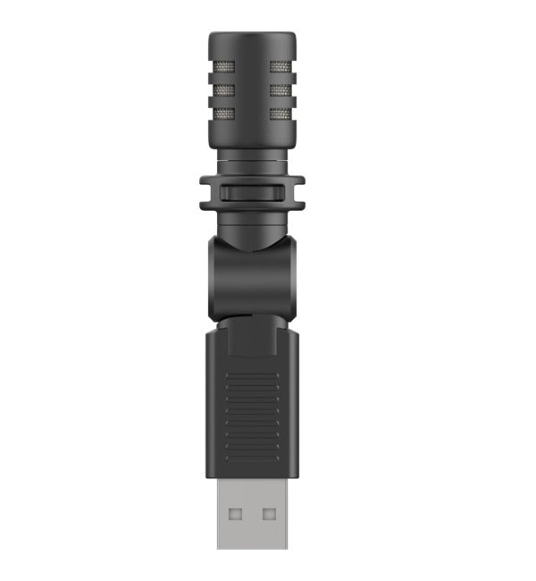 ميكروفون الهاتف الذكي المكثف المصغر BOYA (مقبس USB) - أسود