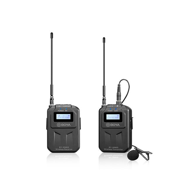 BOYA UHF Wireless Microphone System – Black