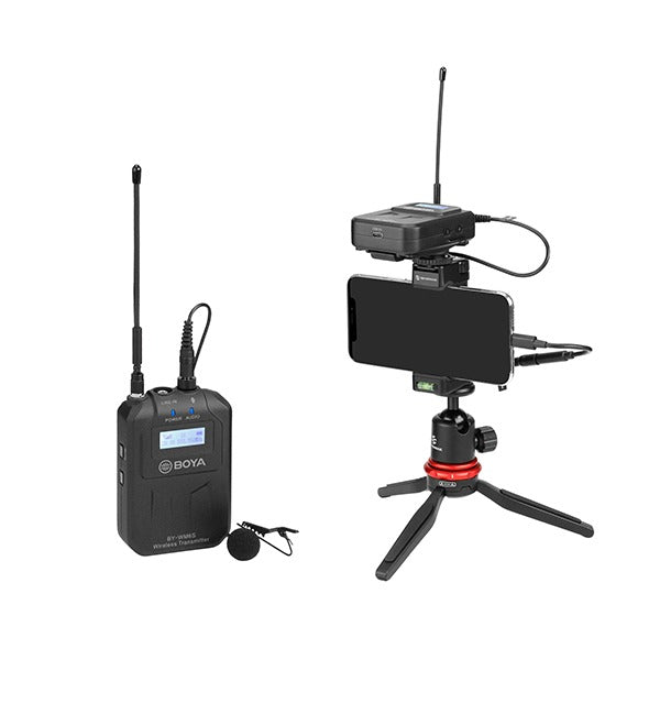 BOYA UHF Wireless Microphone System – Black