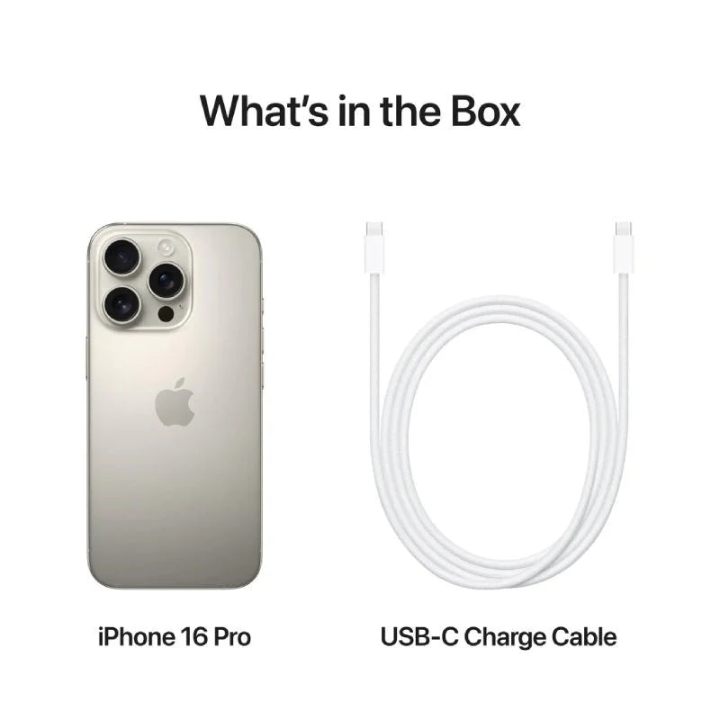 Apple iPhone 16 Pro - 256GB / Natural Titanium / 5G / 6.3"