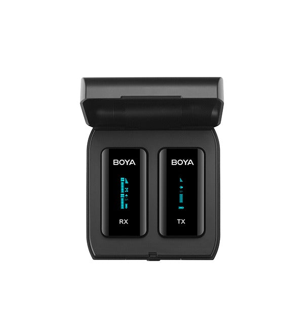 BOYA 2.4GHz Wireless Microphone (1Transmitter+1Receiver) – Black