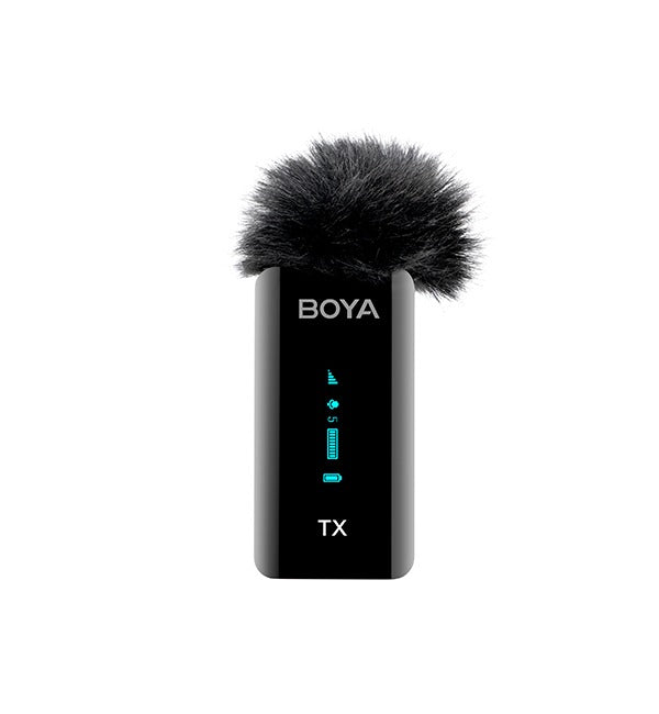 BOYA 2.4GHz Wireless Microphone Kit for Mobile Devices – Black