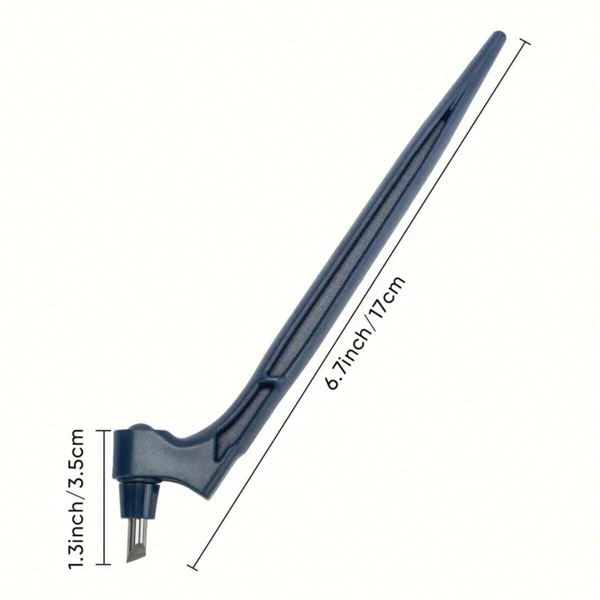 360° Rotating Craft Knife with Triangle Ruler - Precision Cutting Tool for Paper Crafts, Stencils & Vinyl