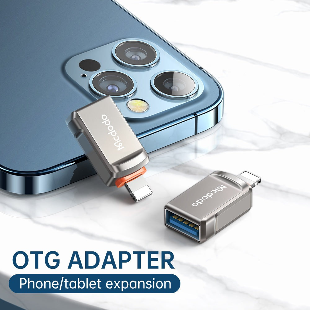 Mcdodo OT-8600 OTG USB-A 3.0 إلى محول لايتنينج
