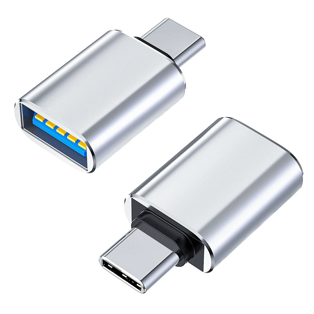 OTG Adapters: iOS/Type-C Compatible, USB 2.0 Converter – 2 Piece Set