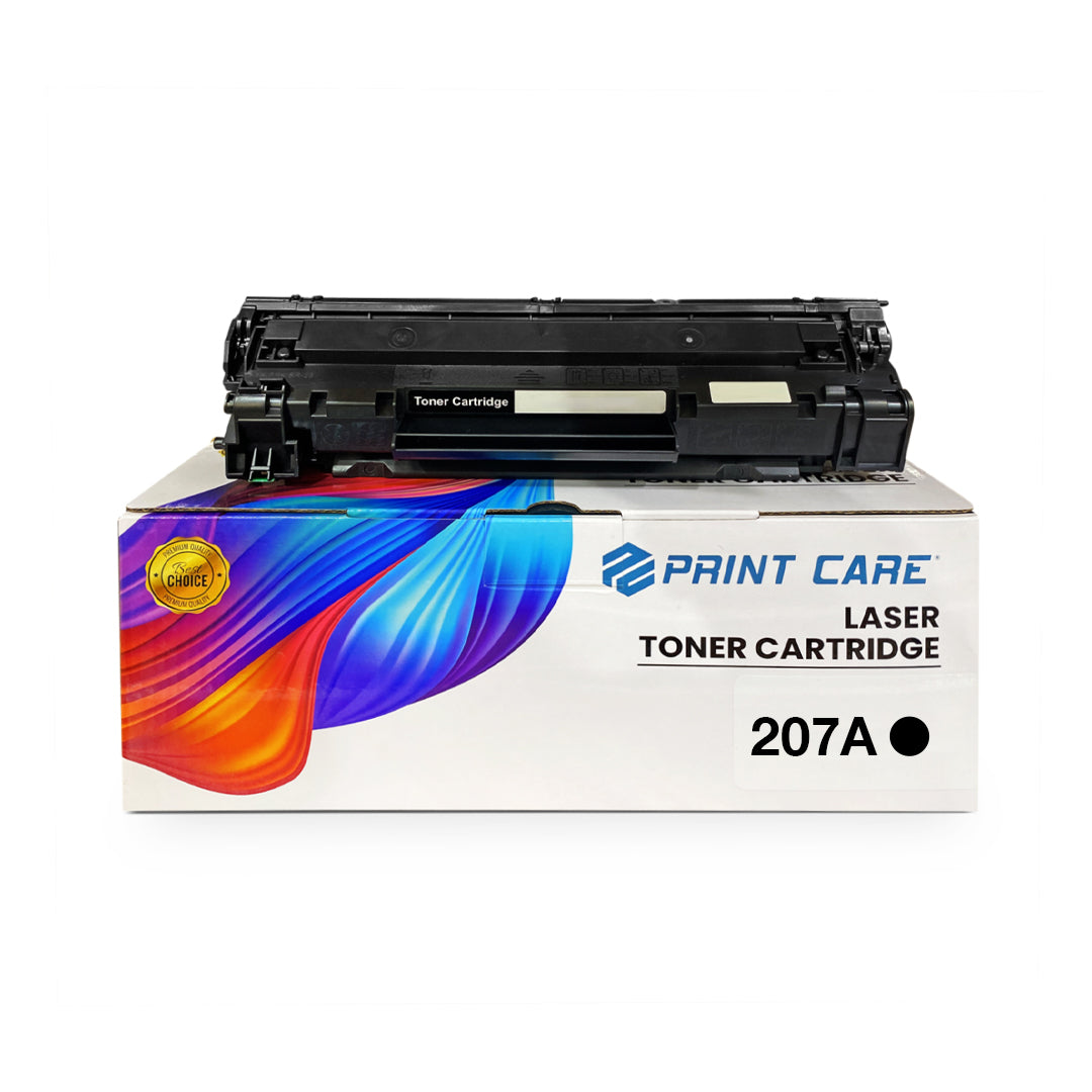 Print Care 207A Toner Cartridge – 1,350 Pages / Black Color / Toner Cartridge – (W2210A)