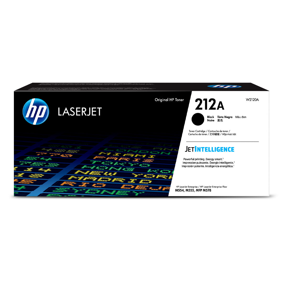 HP 212A Black Toner Cartridge – 5.5K Pages / Black Color / Toner Cartridge – (W2120A)