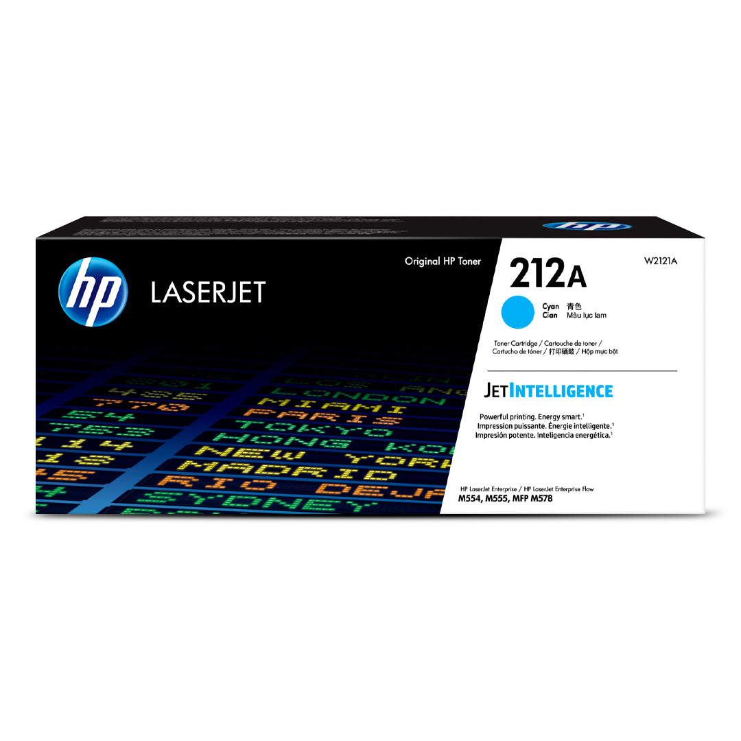 HP 212A Cyan Toner Cartridge – 4.5K Pages / Cyan Color / Toner Cartridge – (W2121A)