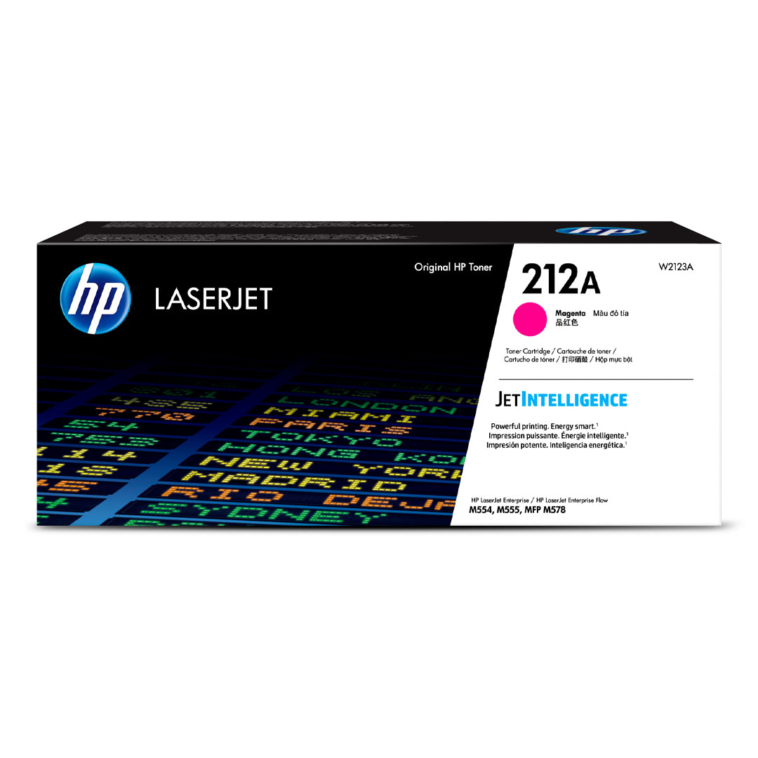 HP 212A Magenta Toner Cartridge – 4.5K Pages / Magenta Color / Toner Cartridge – (W2123A)