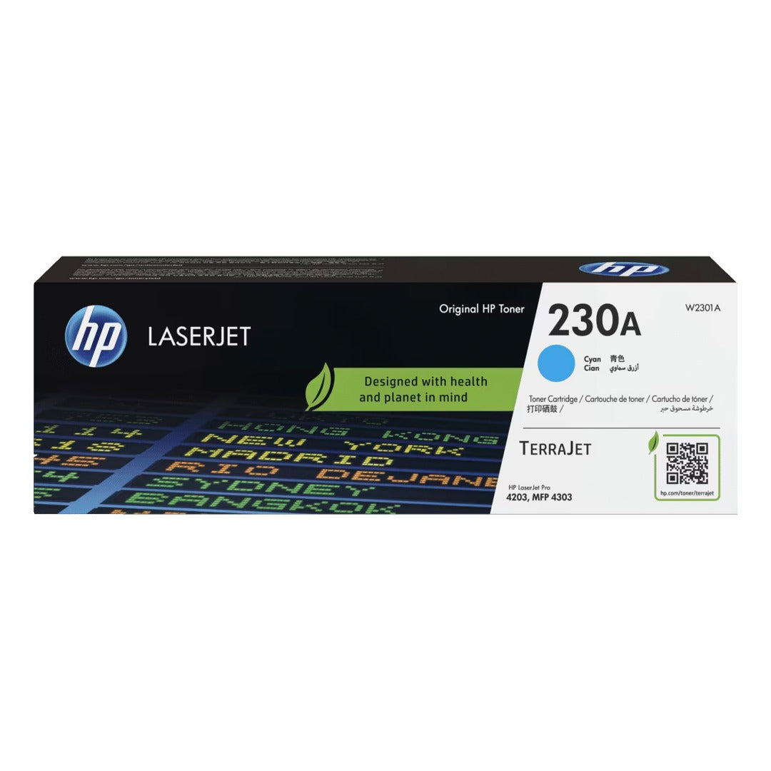خرطوشة حبر HP 230A - 1800 صفحة / خرطوشة حبر ملونة / سماوي / حبر HP 230A - 1800 صفحة