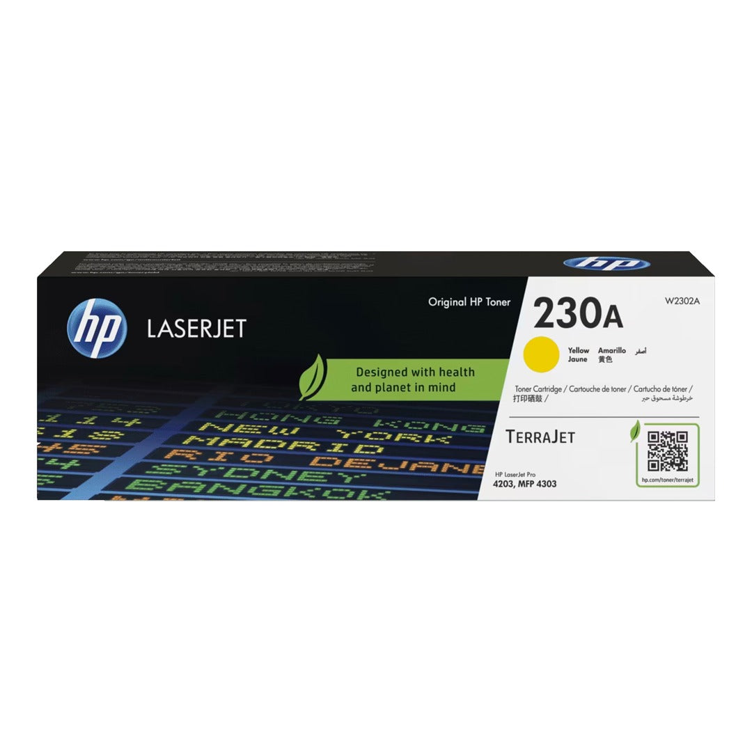 خرطوشة حبر HP 230A - 1800 صفحة / خرطوشة حبر ملونة / حبر أصفر اللون / 1800 صفحة