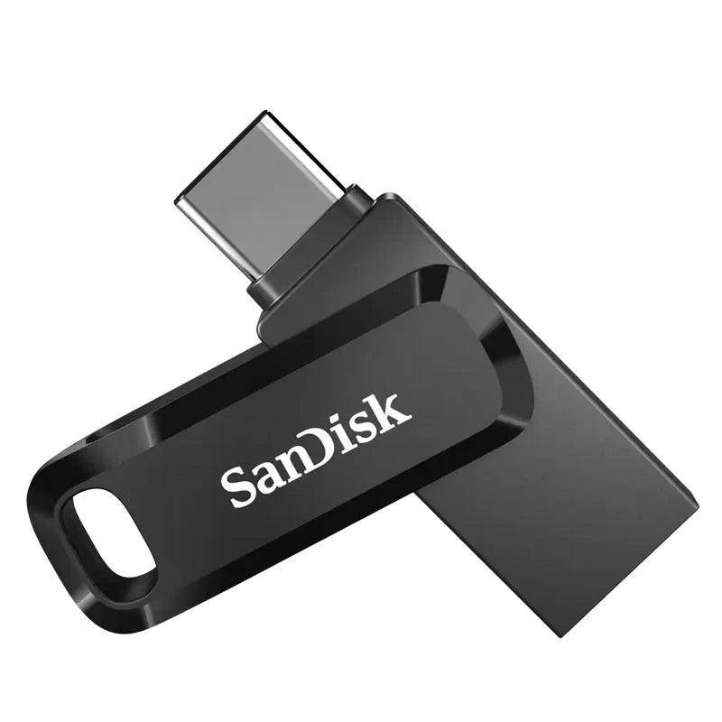 محرك أقراص فلاش SanDisk Ultra Dual Drive Go Drive - 512 جيجابايت / حتى 400 ميجابايت/ثانية / USB 3.2 Gen 1 / Type-C / أسود