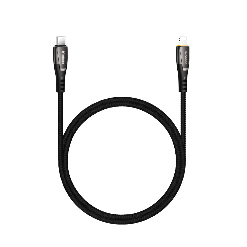 Mcdodo CA-765 Porsche Series PD Type-C to Lightning Cable with LED – 1.2m