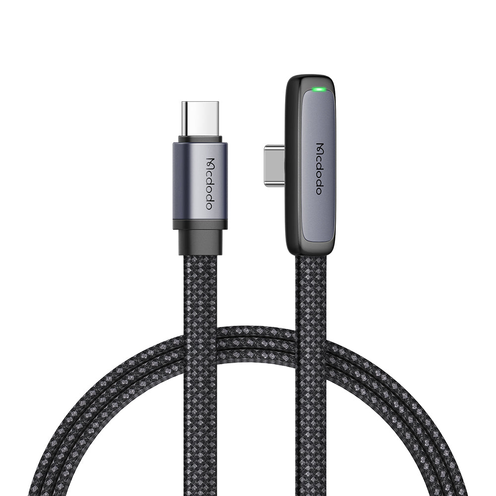 Mcdodo 65W Type-C to Type-C 90 Degree Gaming Data Cable 1.2m – CA-3360