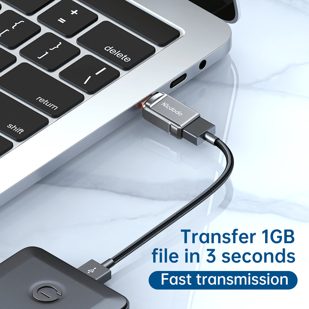 محول Mcdodo OT-873 OTG USB-A 3.0 إلى محول من النوع c