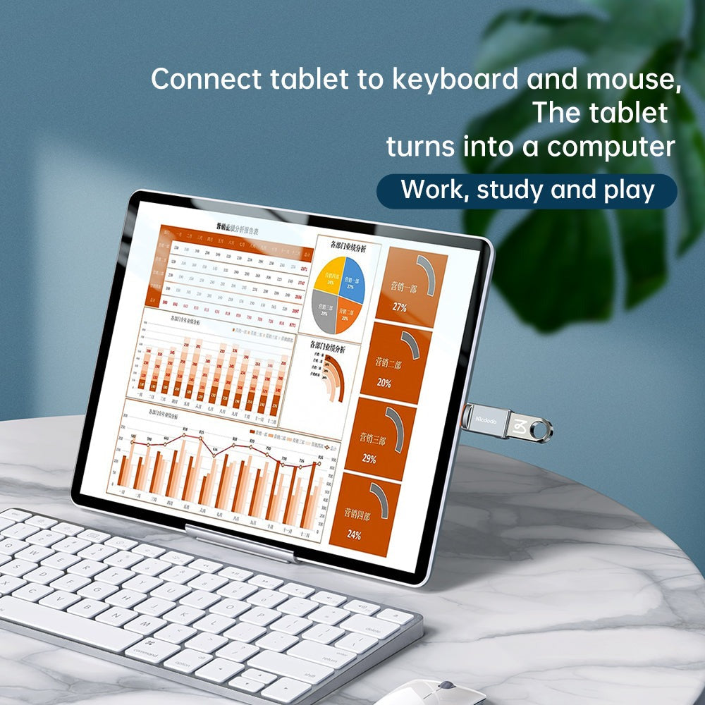 Mcdodo OT-8600 OTG USB-A 3.0 إلى محول لايتنينج