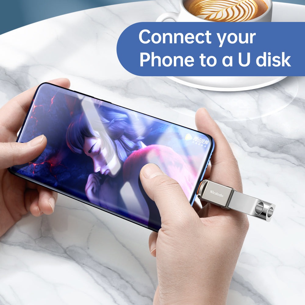 محول Mcdodo OT-873 OTG USB-A 3.0 إلى محول من النوع c