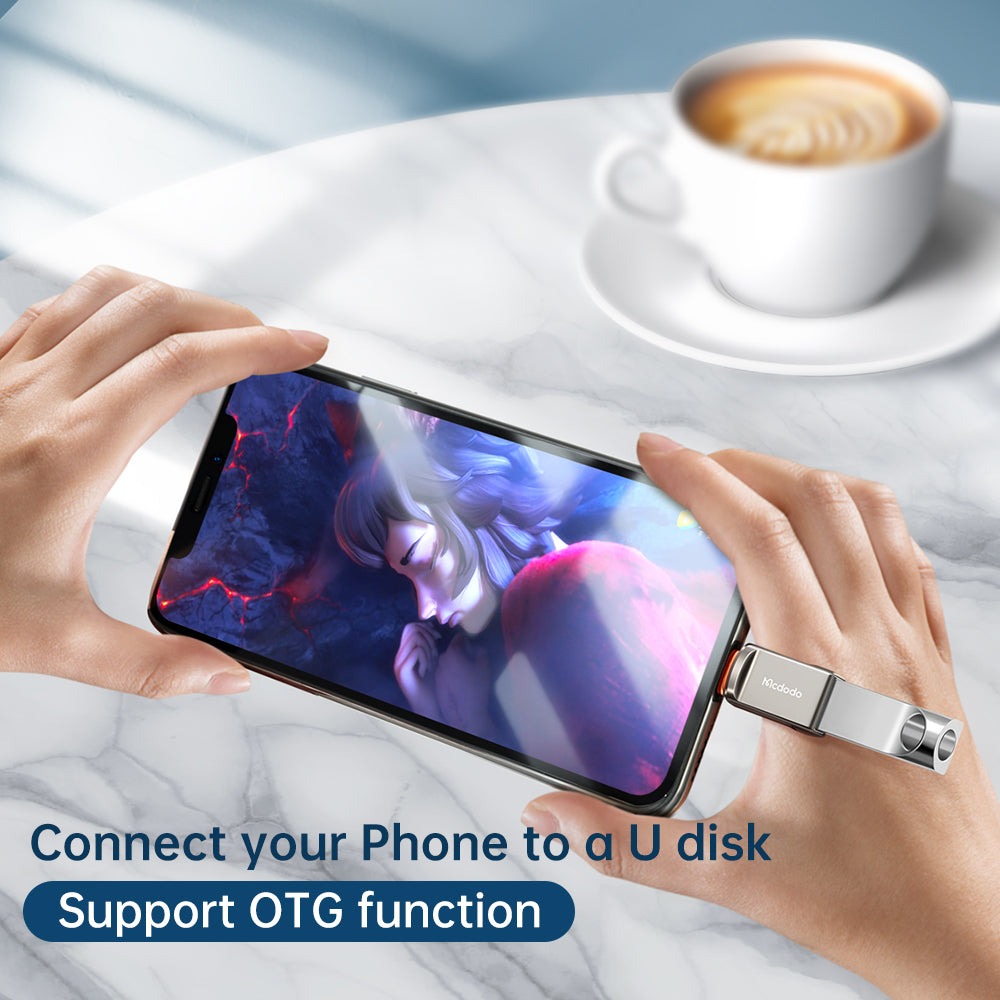 Mcdodo OT-8600 OTG USB-A 3.0 إلى محول لايتنينج