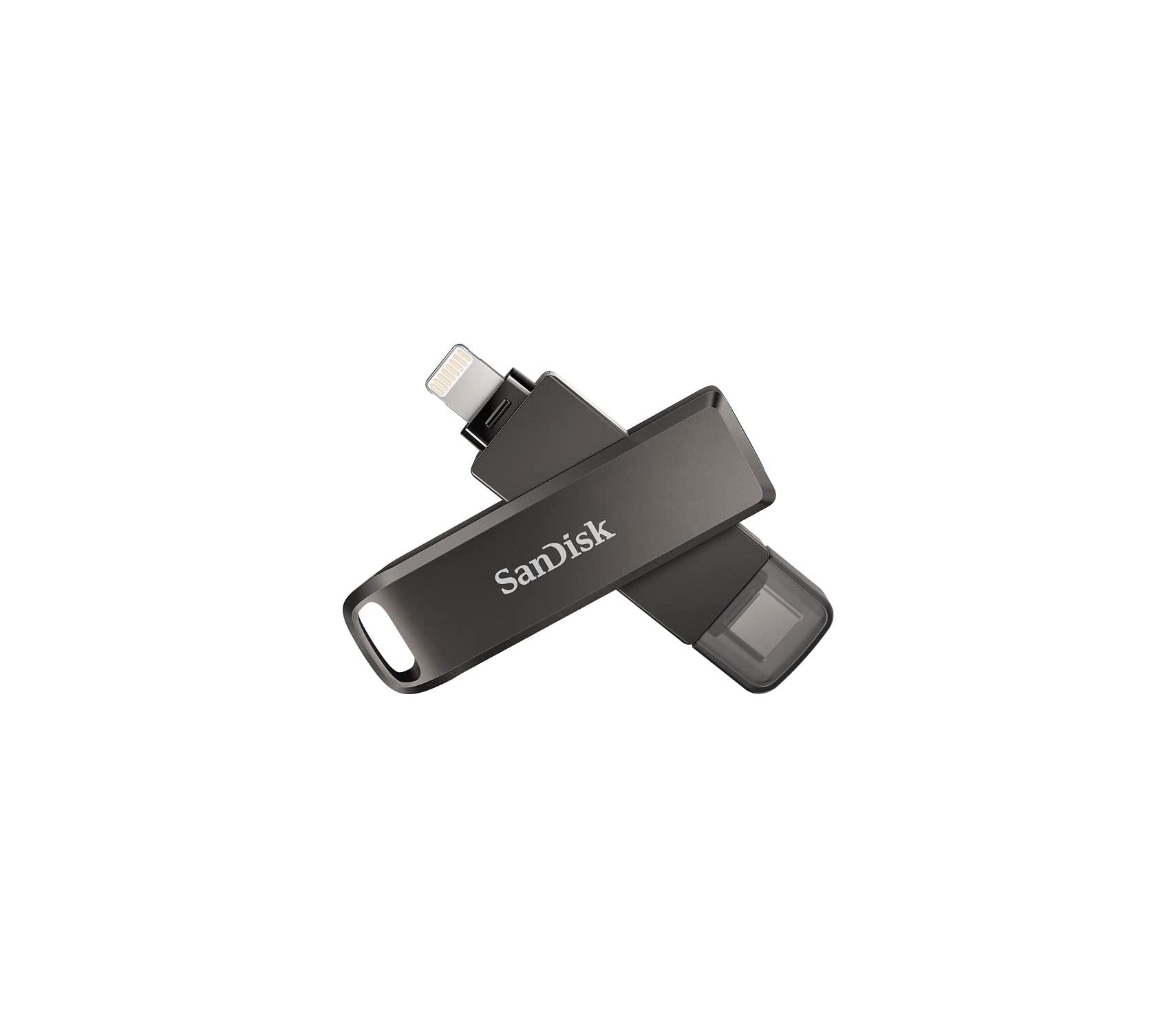 SanDisk 64GB iXpand Flash Drive Luxe for iPhone and USB TypeC
