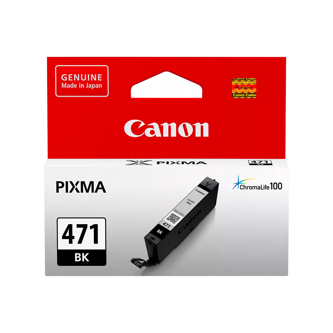 Canon 471 Black Ink Cartridge – 323 Pages / Black Color / Ink Cartridge