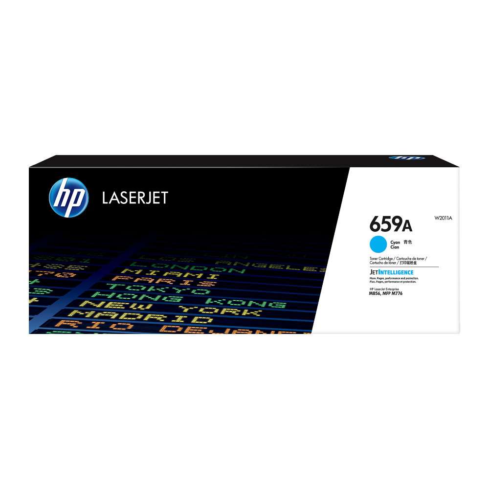 HP 659A Cyan Toner Cartridge – 16K Pages / Cyan Color / Toner Cartridge – (W2011A)