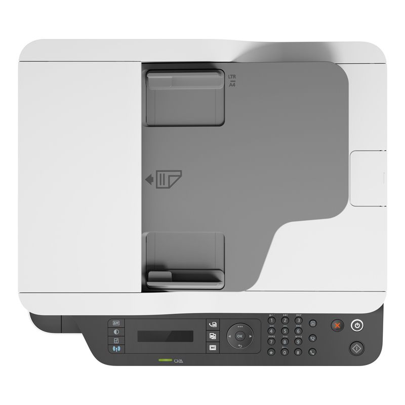 طابعة ليزر متعددة الوظائف من HP MFP 137fnw - 20 صفحة في الدقيقة / 1200 نقطة في البوصة / A4 / USB / LAN / Wi-Fi / FAX / ليزر أحادي اللون - (4ZB84A)
