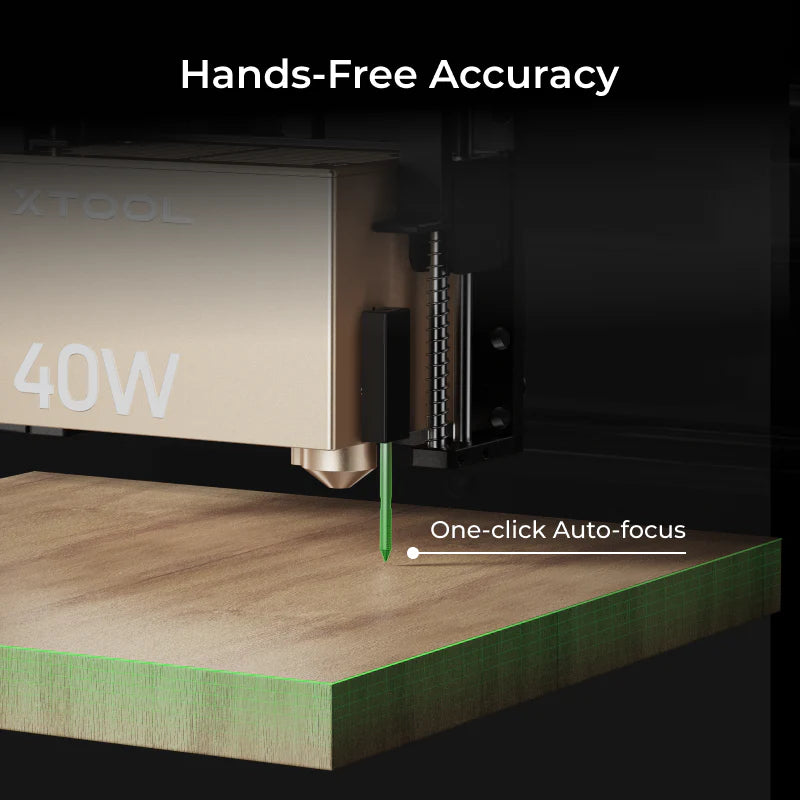 xTool S1 High-Power Enclosed Laser Cutter with SafetyPro AP2 Smoke Purifier