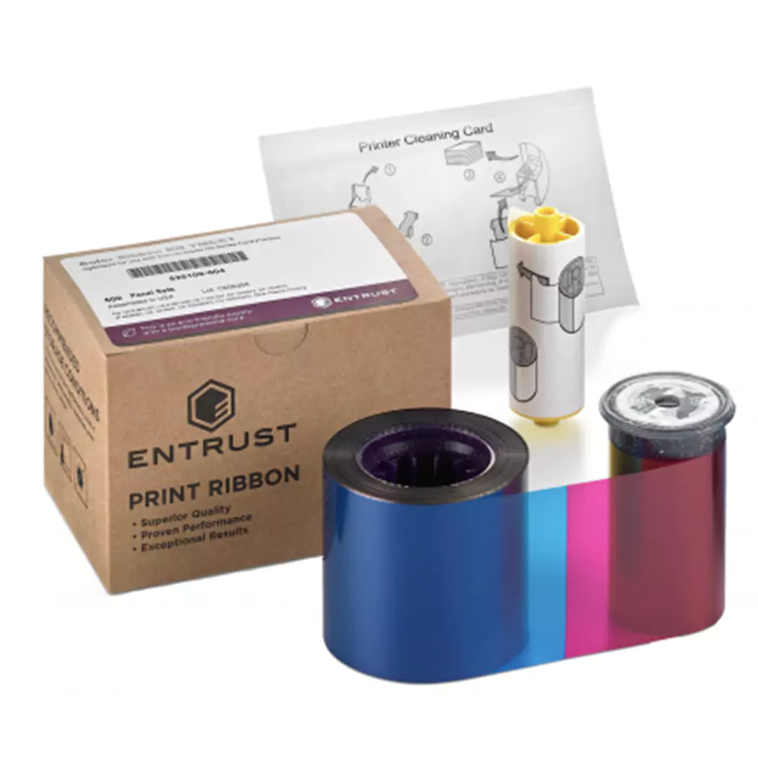 طقم الشريط الملون Entrust، YMCKT - 525100-001