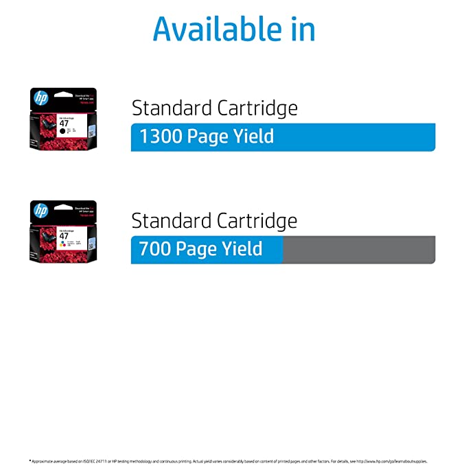 خرطوشة حبر HP 47 ثلاثية الألوان الأصلية