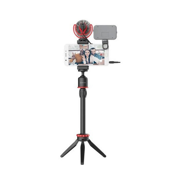 BOYA vlogger kit(BY-T1/BY-C12/BY-MM1) – Black