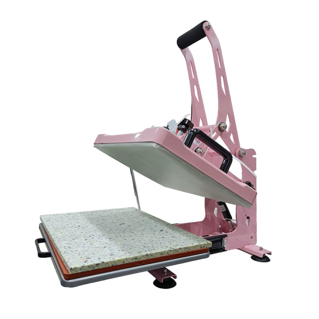 High-Pressure 7 in 1 Heat Press Machine – 11 x 14 in / Light Pink