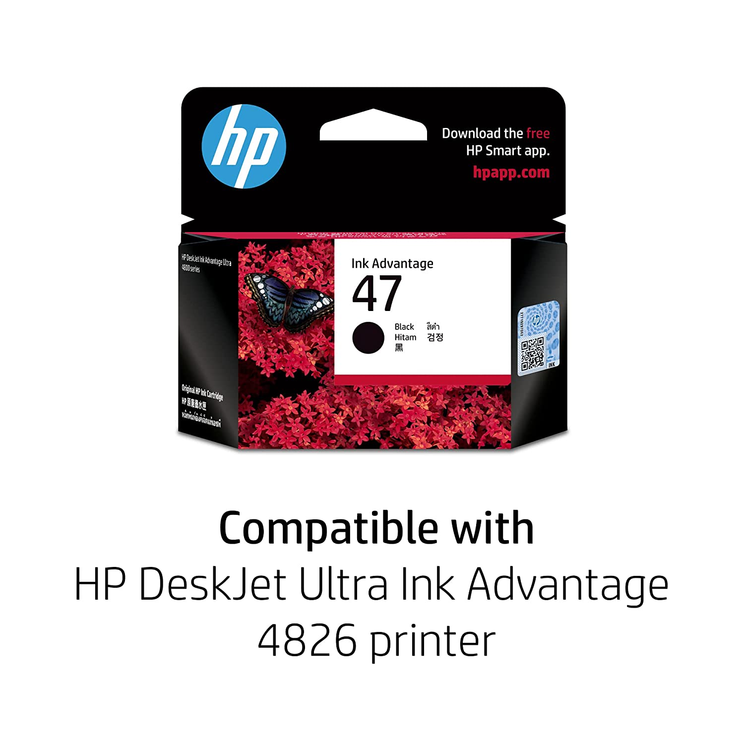 خرطوشة الحبر الأصلي HP 47 الأسود 47