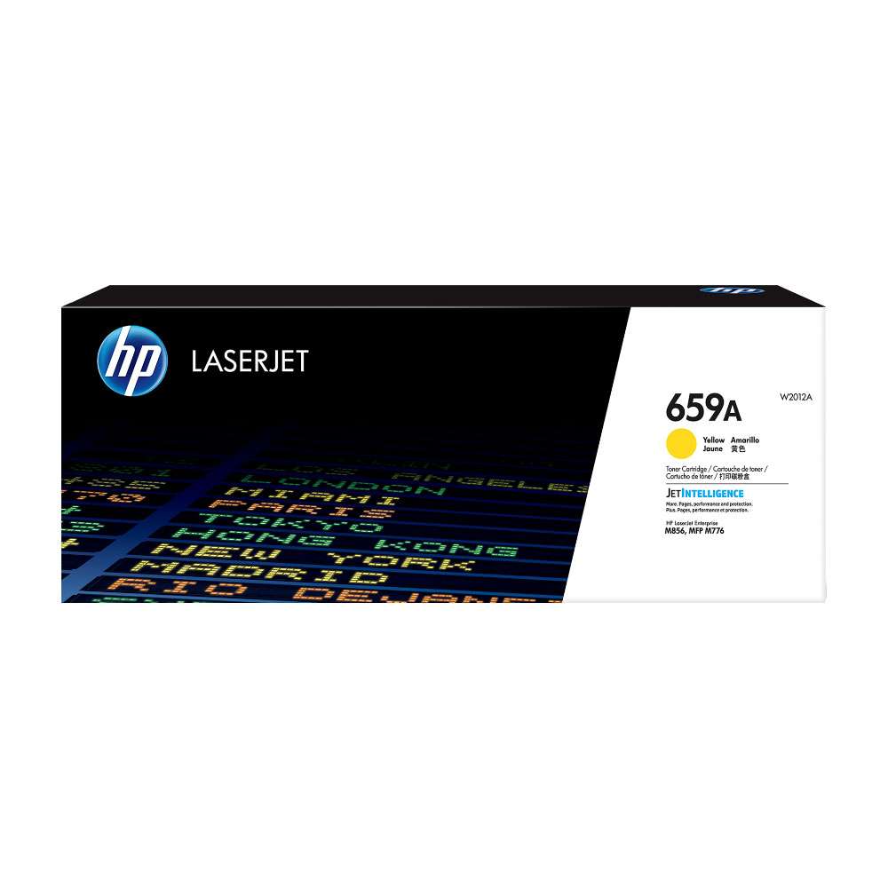 HP 659A Yellow Toner Cartridge – 16K Pages / Yellow Color / Toner Cartridge – (W2012A)