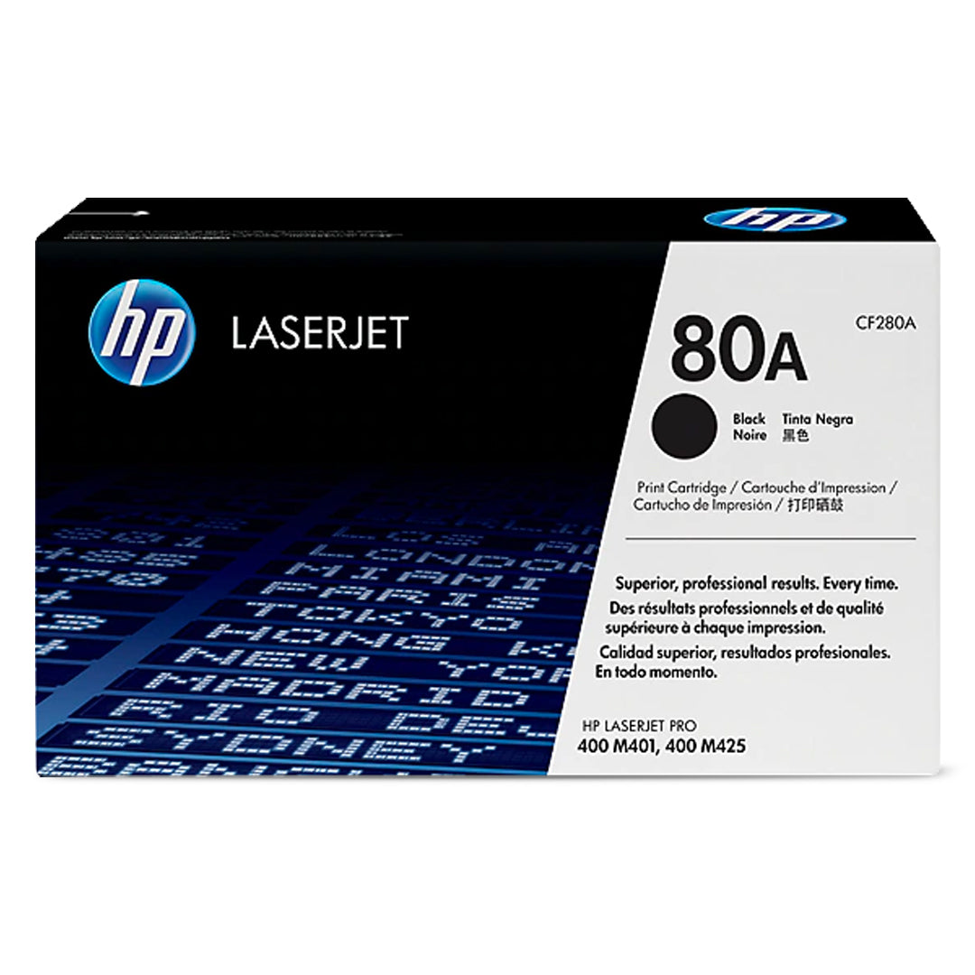 HP 80A Black Color - (CF280A)