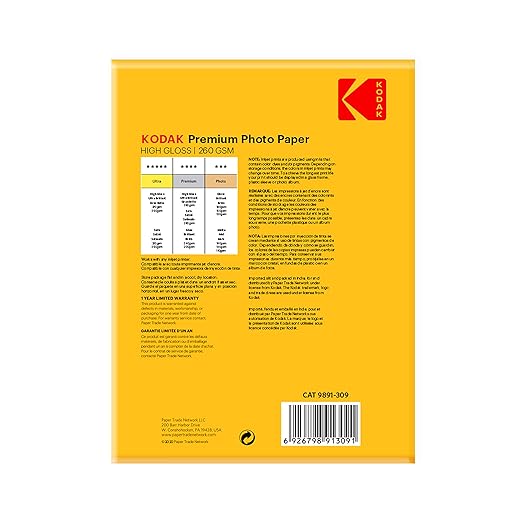 Kodak Photo Paper High Glossy – A4 / 260GSM