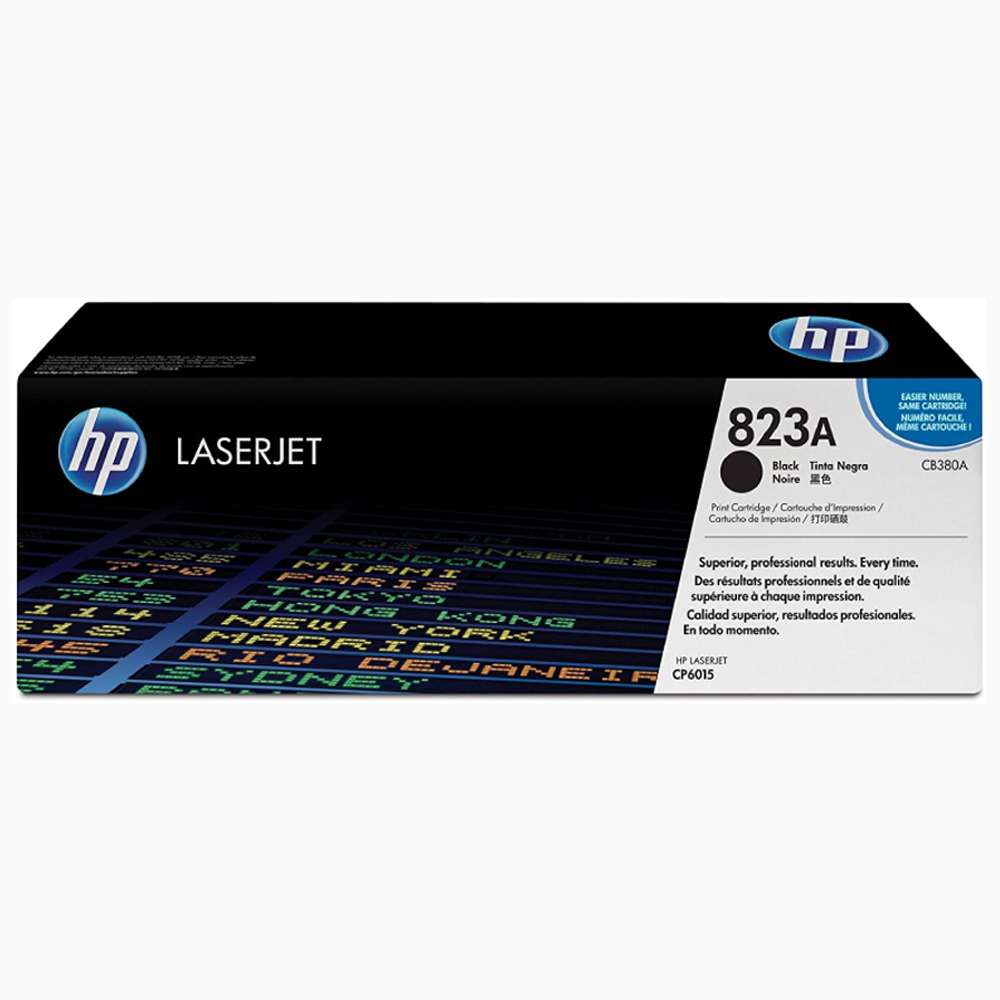 HP 823A Black Toner Cartridge – 16.5K Pages / Black Color / Toner Cartridge – (CB380A)