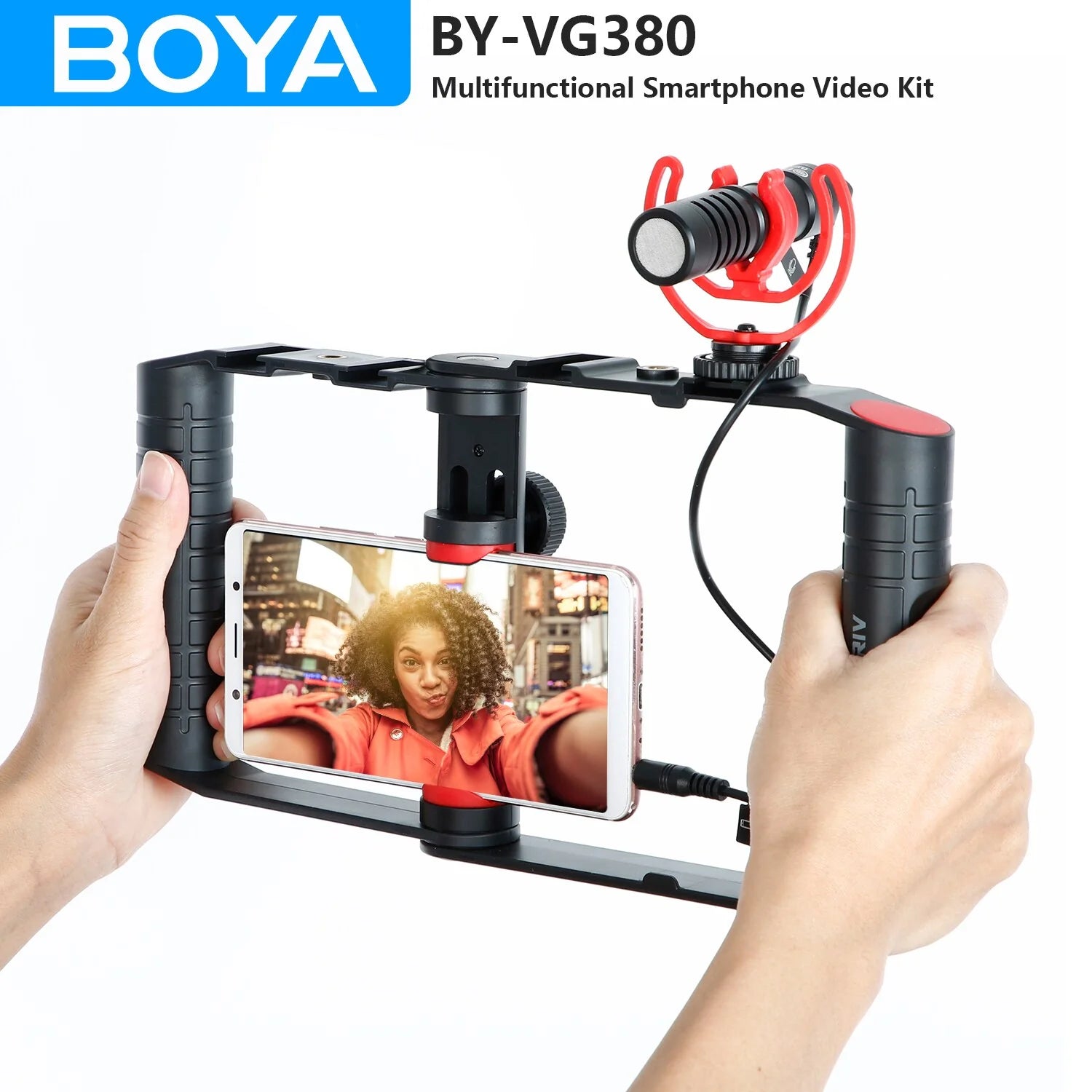 BOYA Multifunctional Smartphone Video Kit – Black